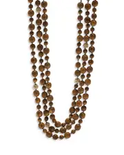 Capucine de Wulf Earth Goddess Triple Strand Bead Necklace, 36
