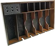 WOFASHPURET 1Pc Clipper Storage Rack Retro Hairdressing Tools Holder Durable Barber Tools Box Organizes Scissors Clips Elegant Design for Professional Salons