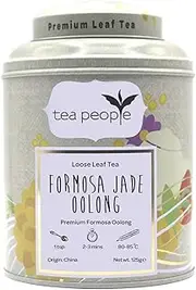 Tea People Formosa Jade Oolong Loose Tea in Tin Caddy 125 g