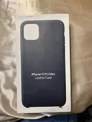 Apple Black Leather Case for iPhone 11 Pro Max. MX0G27M/A