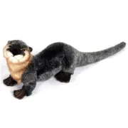 HANSA RIVER OTTER REALISTIC CUTE SOFT ANIMAL PLUSH TOY 24cm **NEW**