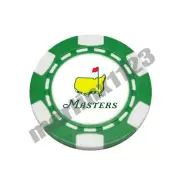 The Masters Augusta Golf Club Green Diamagnetic Clay Poker Chip Golf Ball Marker