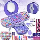 Kids Makeup Sets for Girls 66 PCS Makeup for Kids with Dresser Vanity Case