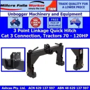 Millers Falls Tractor Quick Hitch Heavy Duty Cat 3 3 Point Linkage