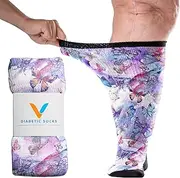 Viasox Butterfly Non-Binding Diabetic Socks