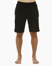 Mens Bamboozld Black Jersey Bamboo Cotton Sleep Shorts PJS Pyjamas