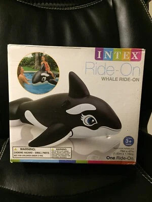 New In Box Intex Older 2014 Inflatable Whale Ride On Float