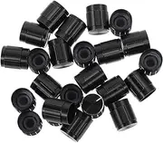 CATIEBYE 24pcs Volume Adjustment Knobs 15 * 17mm Aluminum Alloy Potentiometer Control Knobs Space-Saving Design