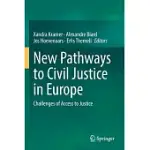 NEW PATHWAYS TO CIVIL JUSTICE IN EUROPE: CHALLENGES OF ACCESS TO JUSTICE