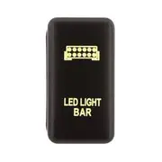 Hulk 4X4 Switch Push Button On / Off OE Replacement 12V LED Light Bar Amber Illum to suit Early Toyota Hulk - HU1401A-02