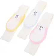Abaodam 2sets Diaper Fixator for Toddlers Cotton Rib Wrap Belt Comfortable and Adjustable for Newborn to Toddler 3pcs*2