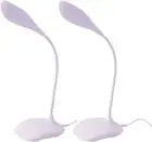 LED Desk Lamp USB Cable and 3 AA Batteries Operated- Flexible Gooseneck, Eye