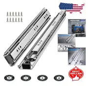 Versatile 20 Inch Heavy Duty Drawer Slides with 260 Lbs Support - Easy Install