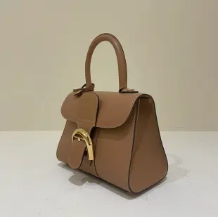 DELVAUX Brillant mini 駝色 Box Calf《精品女王全新&二手》