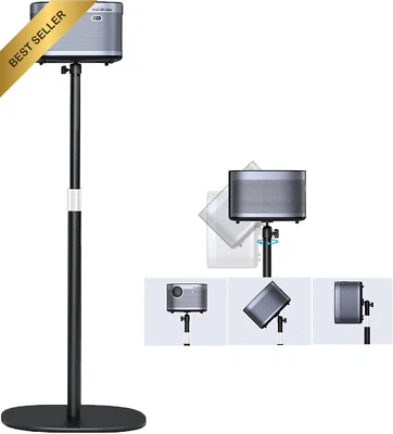 Projector Stand, Floor Projector Mount with Adjustable Height 20''-50'', Univers