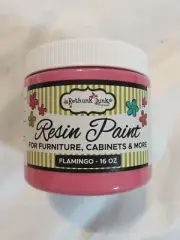 Rethunk Junk by Laura, Furniture & Cabinet Paint, Flamingo Color, 16oz