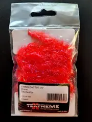 Cactus Chenille UV - RED UV - 30mm - Textreme - Fly Tying Materials - JIG - NEW!