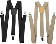[DEARMAMY] Elegant Y-back Suspenders Mens and Elastic and Comfortable for Occasions
