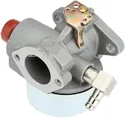 Eacam Tecumseh 632795A LAV 30 35 40 50 Carburetor Replacement Silver, Metal Carb for Tecumseh with Gasket, Screw, Adapter