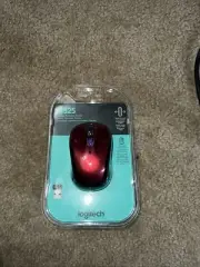 Logitech - M325 Wireless Optical Mouse Nano Receiver Metallic Red New Sealed