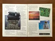 1986 Polaroid Spectra System Camera Vintage Print Ad/Poster 80s Art Décor Retro