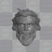 Aquaman v3 custom head for McFarlane DC Multiverse & other action figures