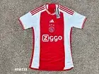 ADIDAS AJAX AMSTERDAM 23/24 HOME STADIUM JERSEY RED WHITE HZ7725 SIZE S