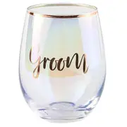 Groom Stemless Wine Rose Gold 600 ml Drinking Cup