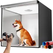 Photo Studio Light Box: Takerers 32x32 Inch 210 LED Lightbox with 5 Backdrops