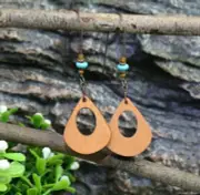 3" Bronze-tone Earring Set Bohemian Retro Dangle Drop Hook New Free Ship 8059