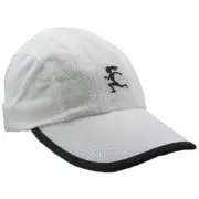 Gizmo Girl Running Hat - Women's Fit - White w/Black Trim