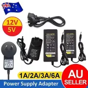 DC 12V 5V 1A 2A 3A 6A Power Supply Transformer DC Adapter For LED Strip Lights