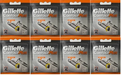 Gillette Contour Plus (Atra Plus) Refill Razor Blades - 80 Cartridges