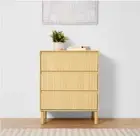 Leon Chest of Drawers Sleek Ribbed Aesthetic Spacious Drawer Storage Solution