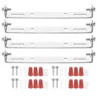 4 Set 135mm (5.31") Universal Light Fixture Mounting Bracket Kit with Screw