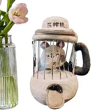Mice Stuffed Animal - Plush Juicer Toy,Kitchen Role-Play Props, Sensory Play Animal Doll, Cute Nursery Decor for Educational Early Learning