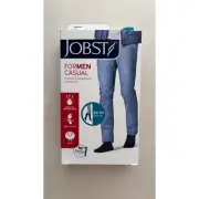 JOBST Mens Casual Knee High Compression Sock 20-30mmHg Black Size Large New