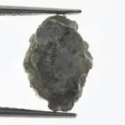 3.26 CT Fancy Gray Gem For Jewelry, Real Natural Rough Loose Diamond, 10 mm