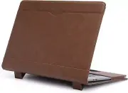 with MacBook Pro Leather Case 15 Inch 2016-2019 Release (A1990 TYTX Compatible w