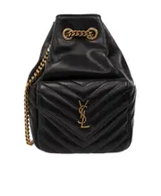 Saint Laurent Joe Nano Quilted Bucket Bag One size black
