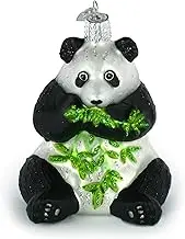 Old World Christmas Ornaments: Panda Glass Blown Ornaments for Christmas Tree