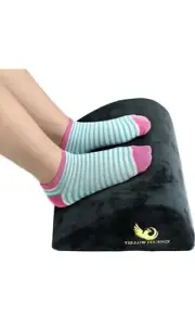 Yellow Phoenix Foot Rest Cushion Under Desk Molded Memory Foam Non-Slip Cover