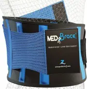 Back Support Brace, Lower Lumbar Belt (Medical Grade) Pain & Discomfor