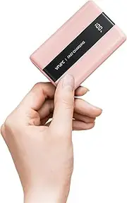 20000mAh Power Bank, 22.5W Fast Charging Portable Charger USB C Battery Bank LED Display, Mini External Battery Pack Powerbank for iPhone 16 15 14 13 12 11 x Samsung Xiaomi iPad, Pink