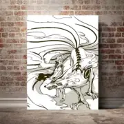 Naruto Poster Anime Peripherals Mural Canvas Painting Decoration Room 42x60cm I