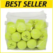 40 Pack Durable Tennis Balls for Training, Pets & Home Use with Mesh Bag