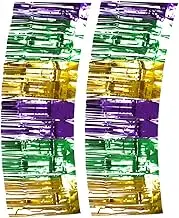CAXUSD Tassel Hanging Decor 2pcs Party Background Curtain Elegant Tassel Curtain for Doorways and Walls Colorful Decor