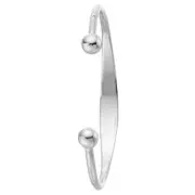 925 Sterling Silver Girls Bangle 222507U