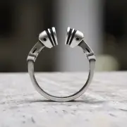 Handmade 925 Sterling Silver Industrial Headphone Ring Unique Mechanical Design