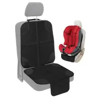在飛比找momo購物網優惠-【SYU】兒童安全座椅防磨保護墊 黑線(汽車座墊 車用椅墊 